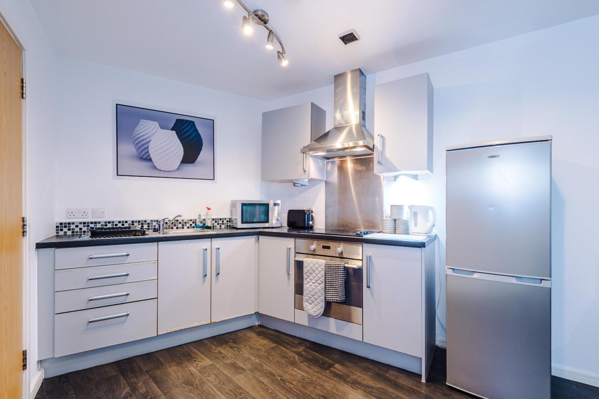 2 Bed Apartment With Balcony Private Parking Near Etihad Stadium, Coop Live Manchester Exterior photo